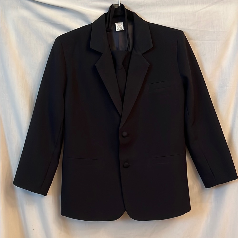 Boys 4 Piece Black Suit size 14